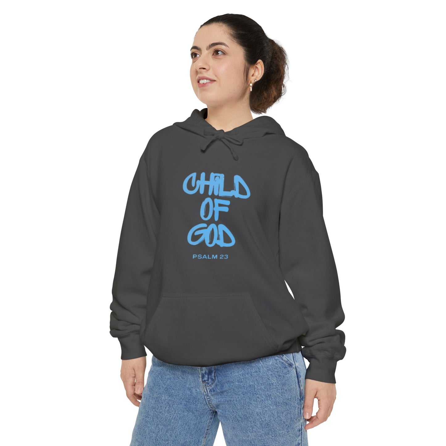 Child of God Unisex Garment-Dyed Hoodie - Soft Casual Spiritual Wear