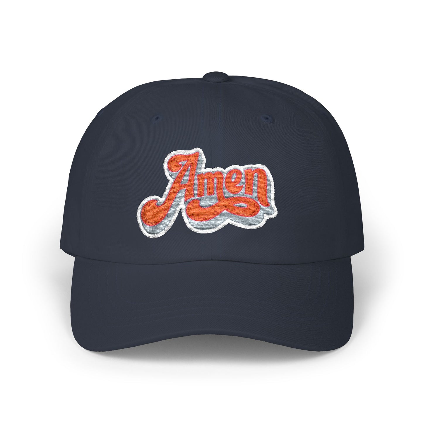 Amen Classic Dad Cap - Casual White Cap for Everyday Style