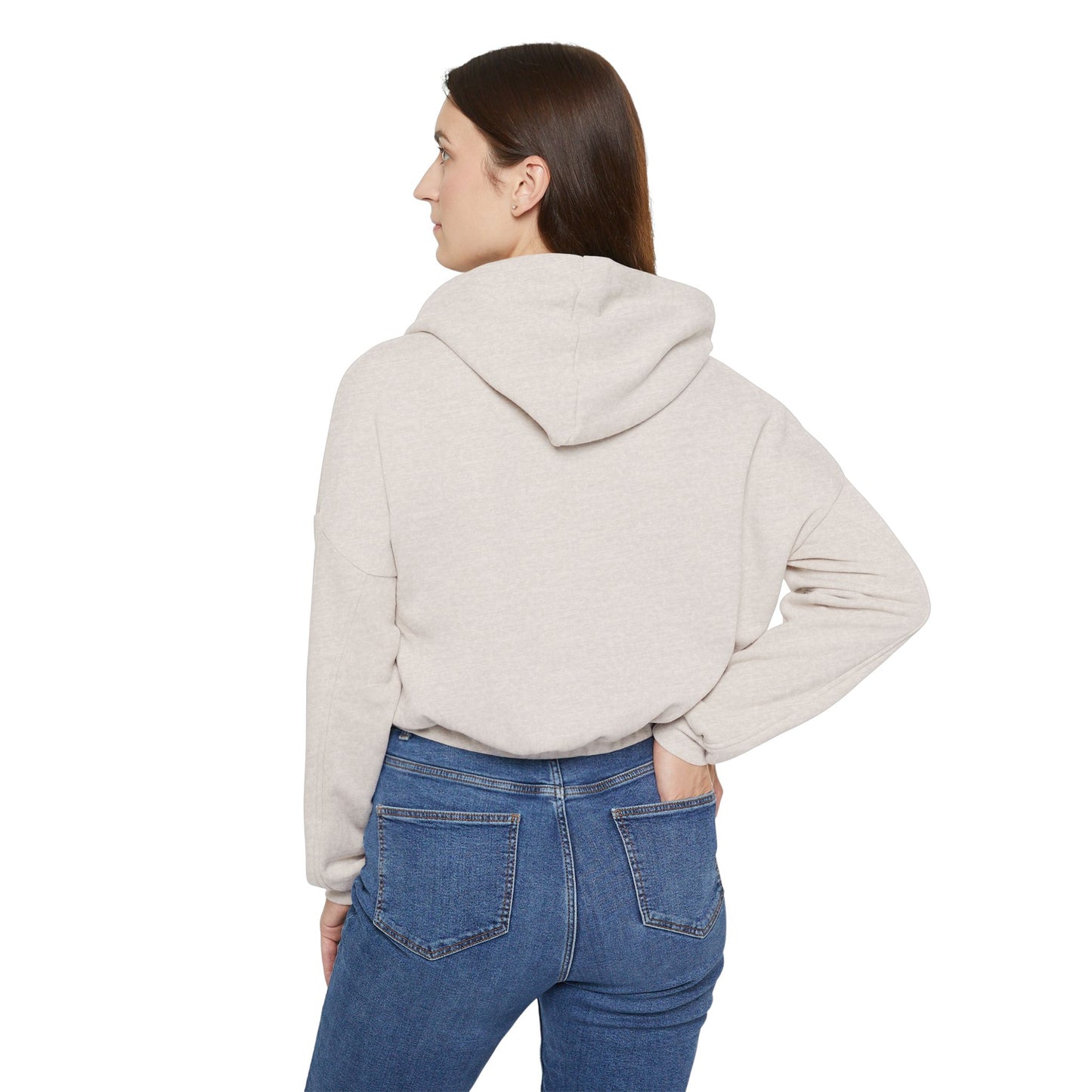 Adonai Women's Cinched Bottom Hoodie - Casual Comfort with a Meaningful Message