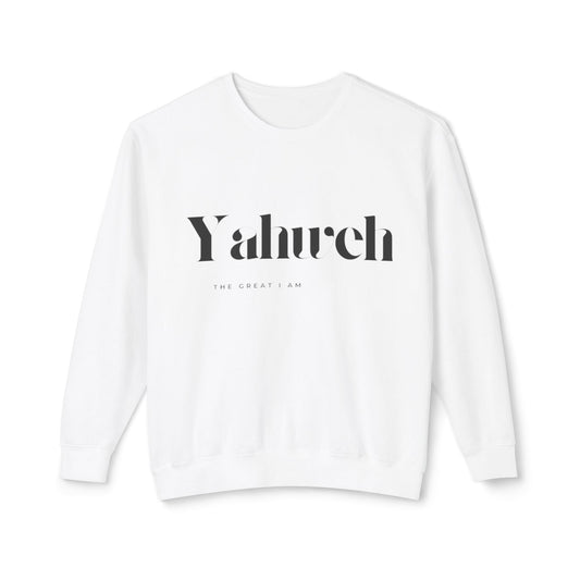 Unisex Inspirational Crewneck Sweatshirt - Yahurceh - Perfect for Everyday Comfort, Gift, Casual Style, Motivation, Relaxation