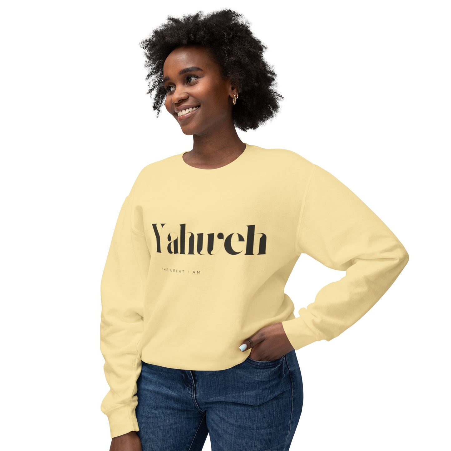 Unisex Inspirational Crewneck Sweatshirt - Yahurceh - Perfect for Everyday Comfort, Gift, Casual Style, Motivation, Relaxation