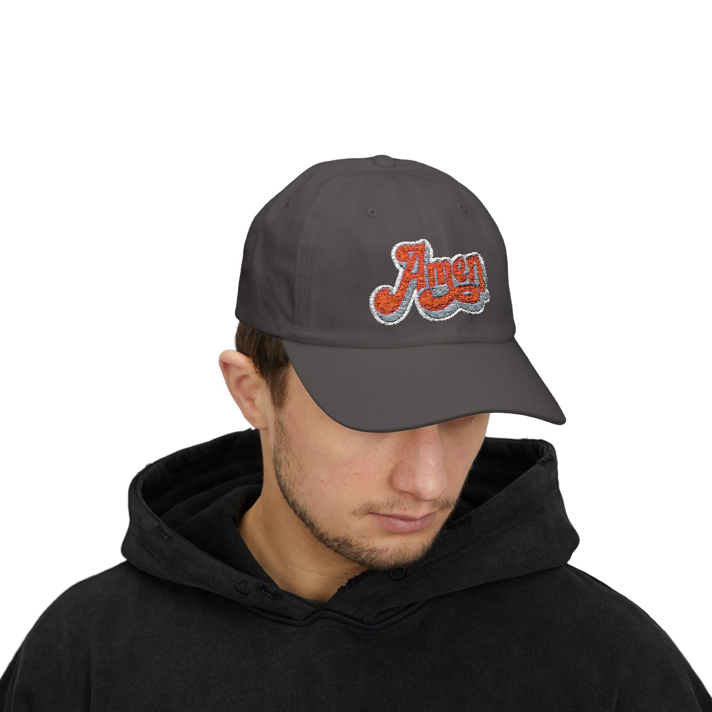 Amen Classic Dad Cap - Casual White Cap for Everyday Style