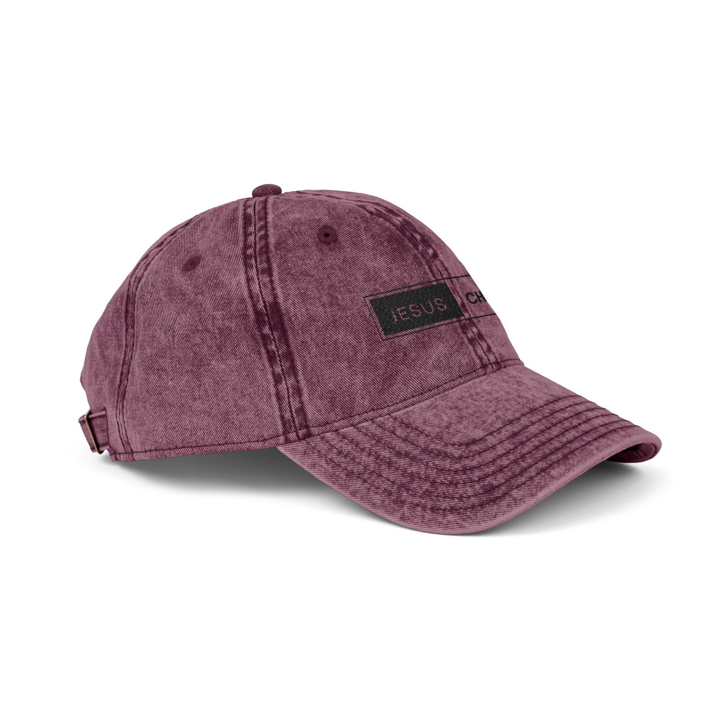 Vintage Embroidered Cap - Casual Christian Hat, Perfect for Gifts, Spiritual Events, Everyday Wear, Missions Trip Accessories