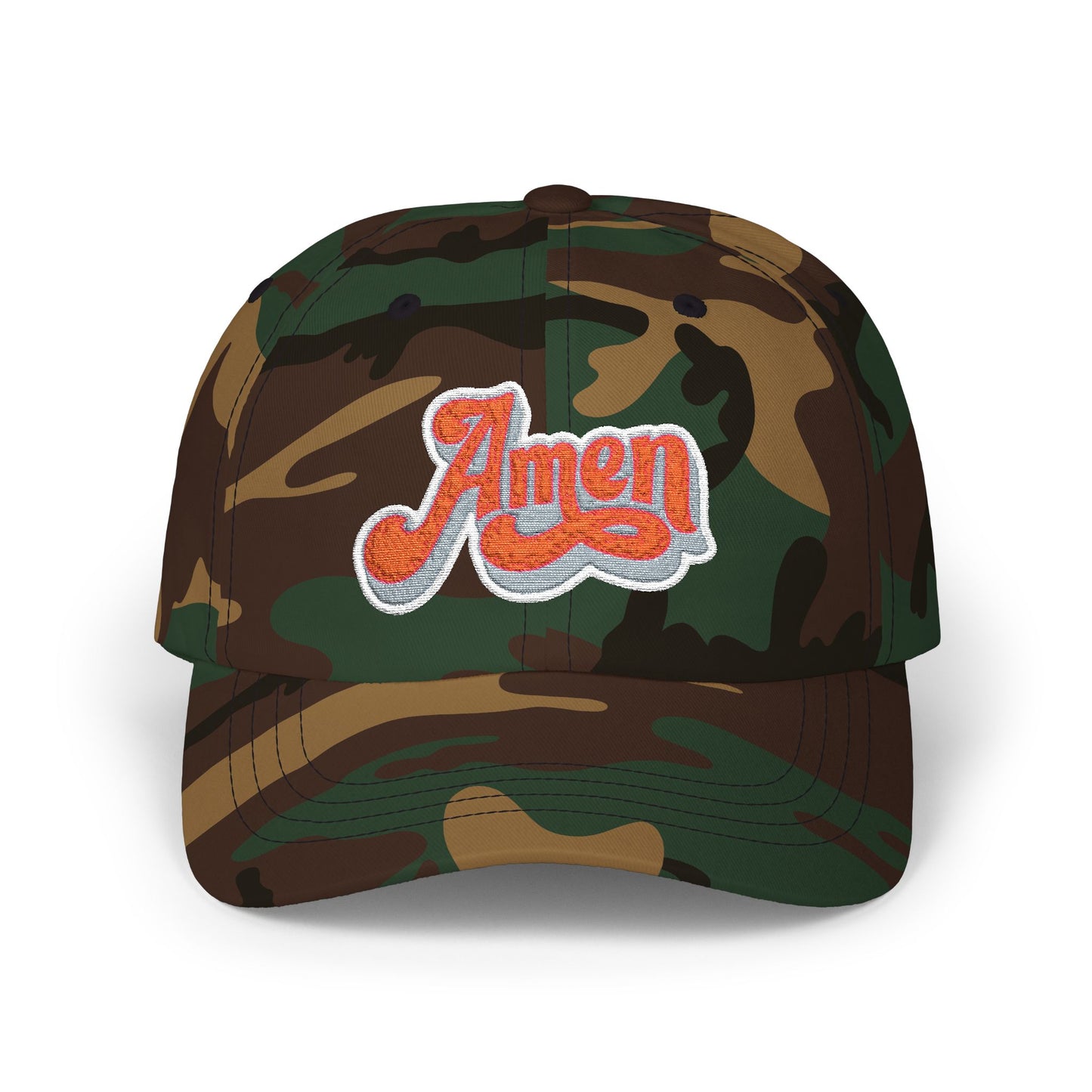Amen Classic Dad Cap - Casual White Cap for Everyday Style