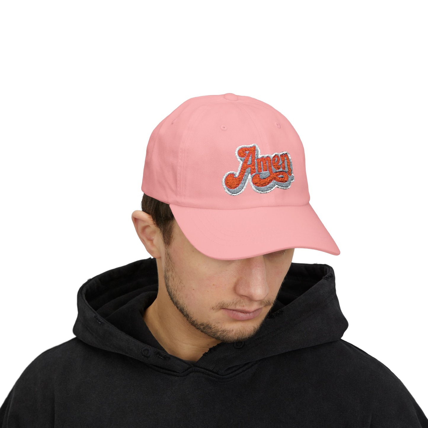 Amen Classic Dad Cap - Casual White Cap for Everyday Style