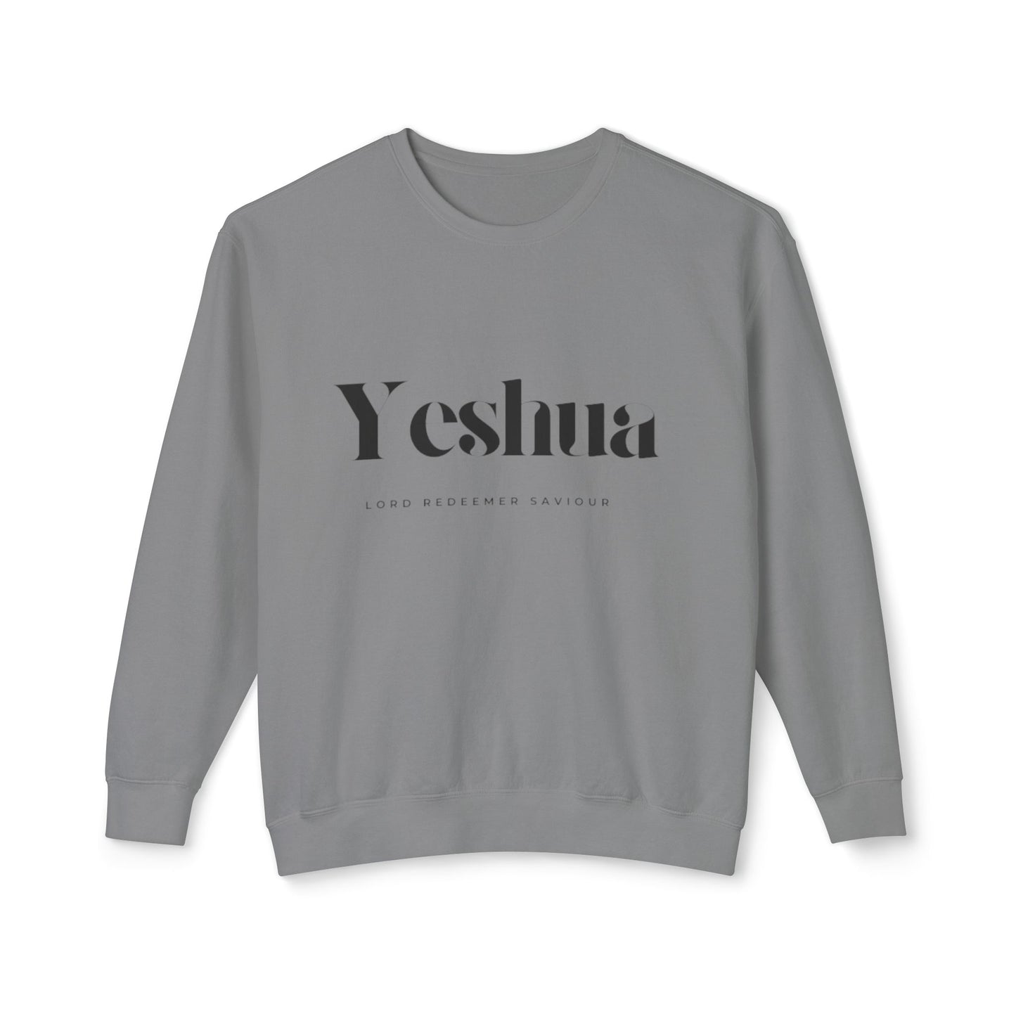 Yeshua Comfort Crewneck Sweatshirt, Unisex Cozy Top, Inspirational Gift, Spiritual Apparel, Everyday Wear