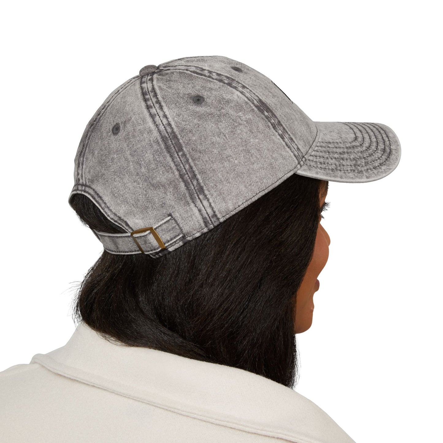 Vintage Embroidered Cap - Casual Christian Hat, Perfect for Gifts, Spiritual Events, Everyday Wear, Missions Trip Accessories