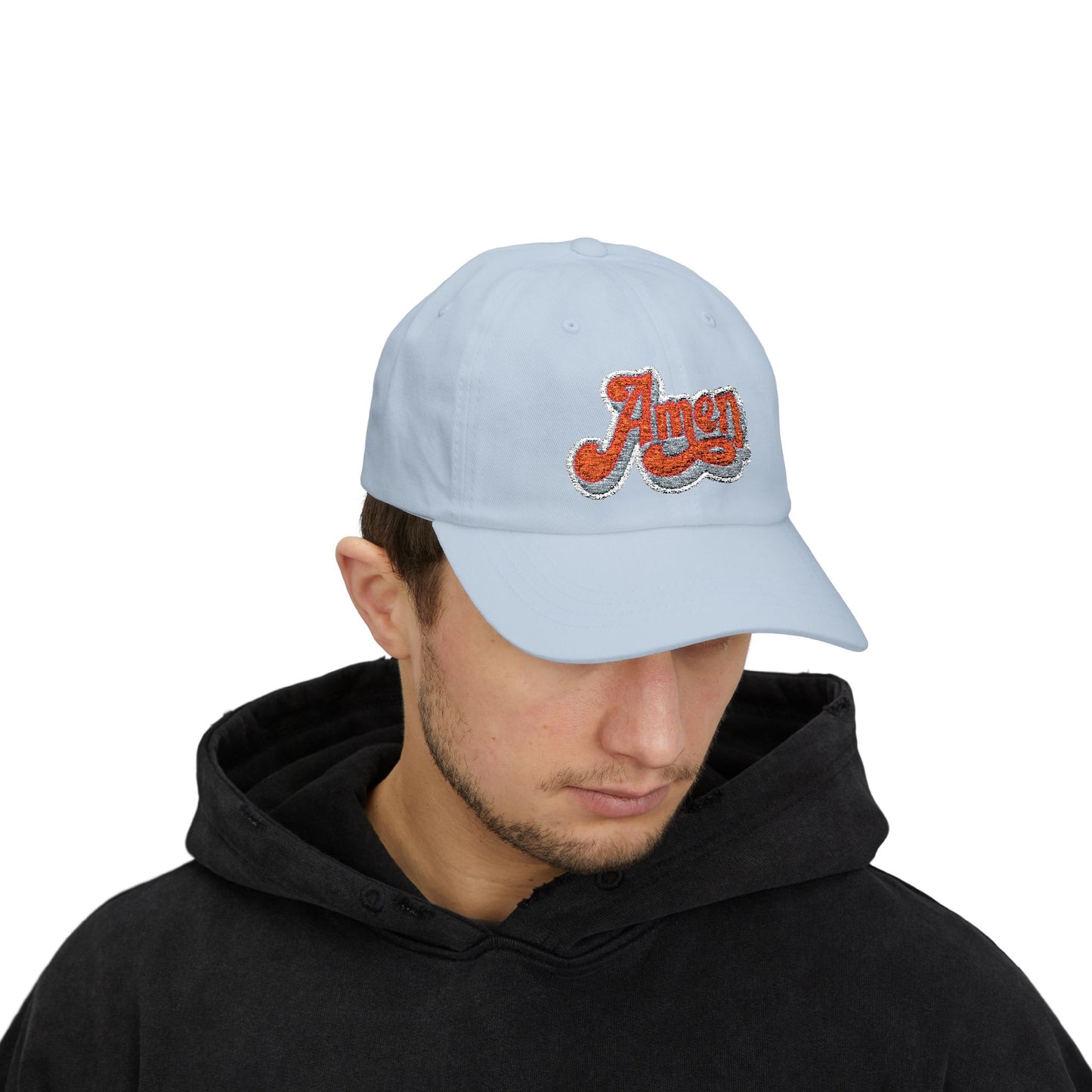 Amen Classic Dad Cap - Casual White Cap for Everyday Style