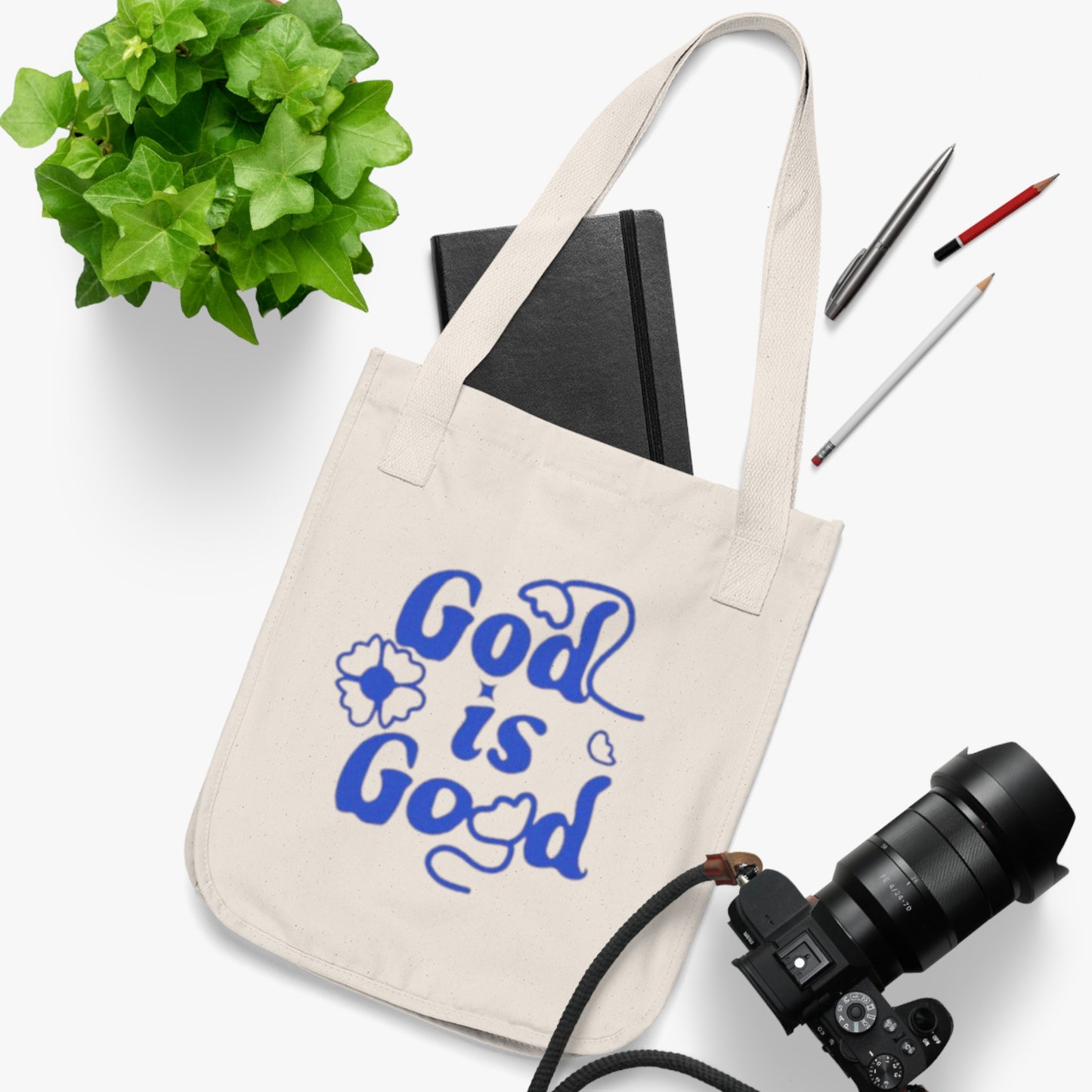Eco-Friendly Canvas Tote Bag - God is Good Design