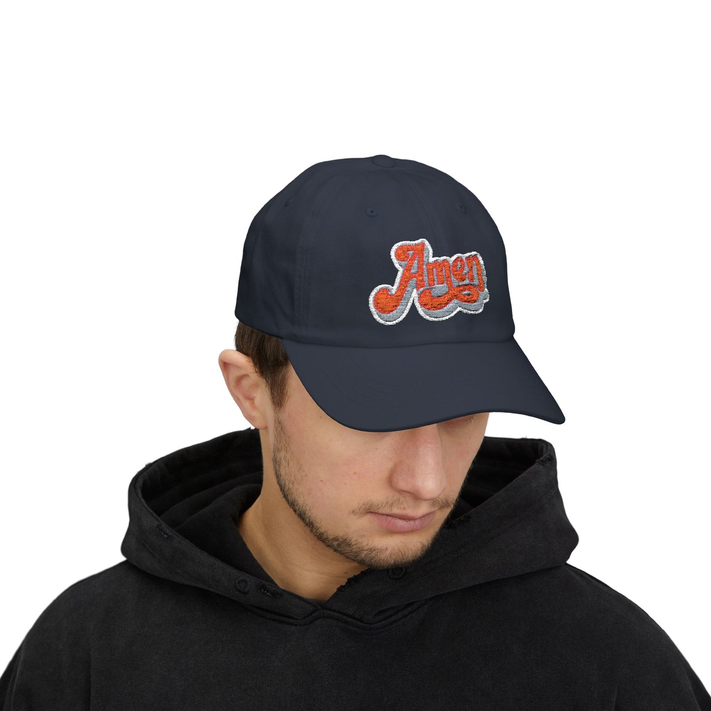 Amen Classic Dad Cap - Casual White Cap for Everyday Style