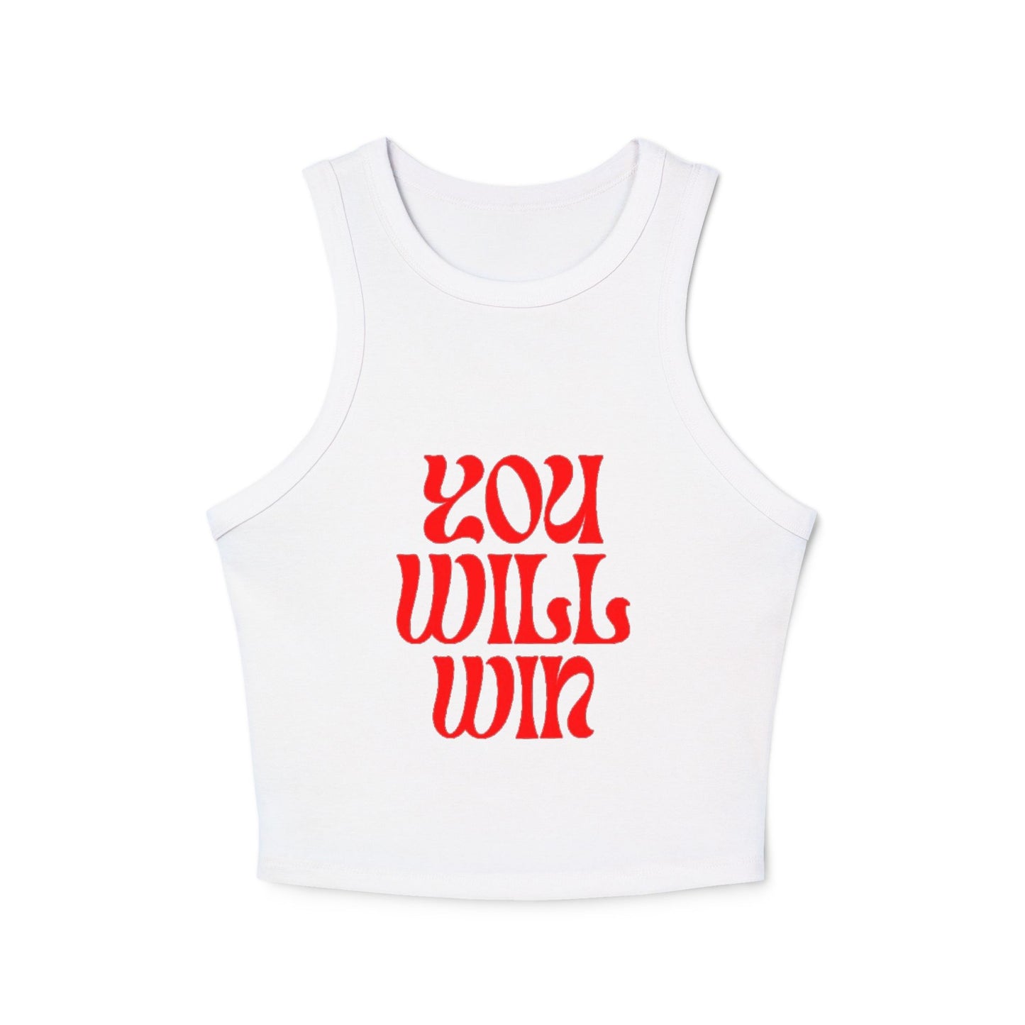 Empowering Women's Crop Tank, Motivational Fitness Top, Summer Workout Shirt, Inspirational Apparel, Casual Wear