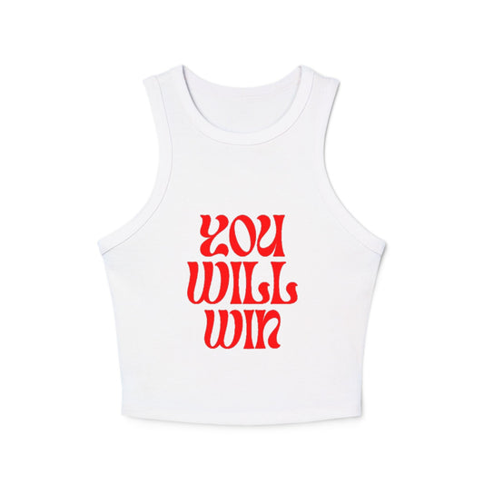 Empowering Women's Crop Tank, Motivational Fitness Top, Summer Workout Shirt, Inspirational Apparel, Casual Wear