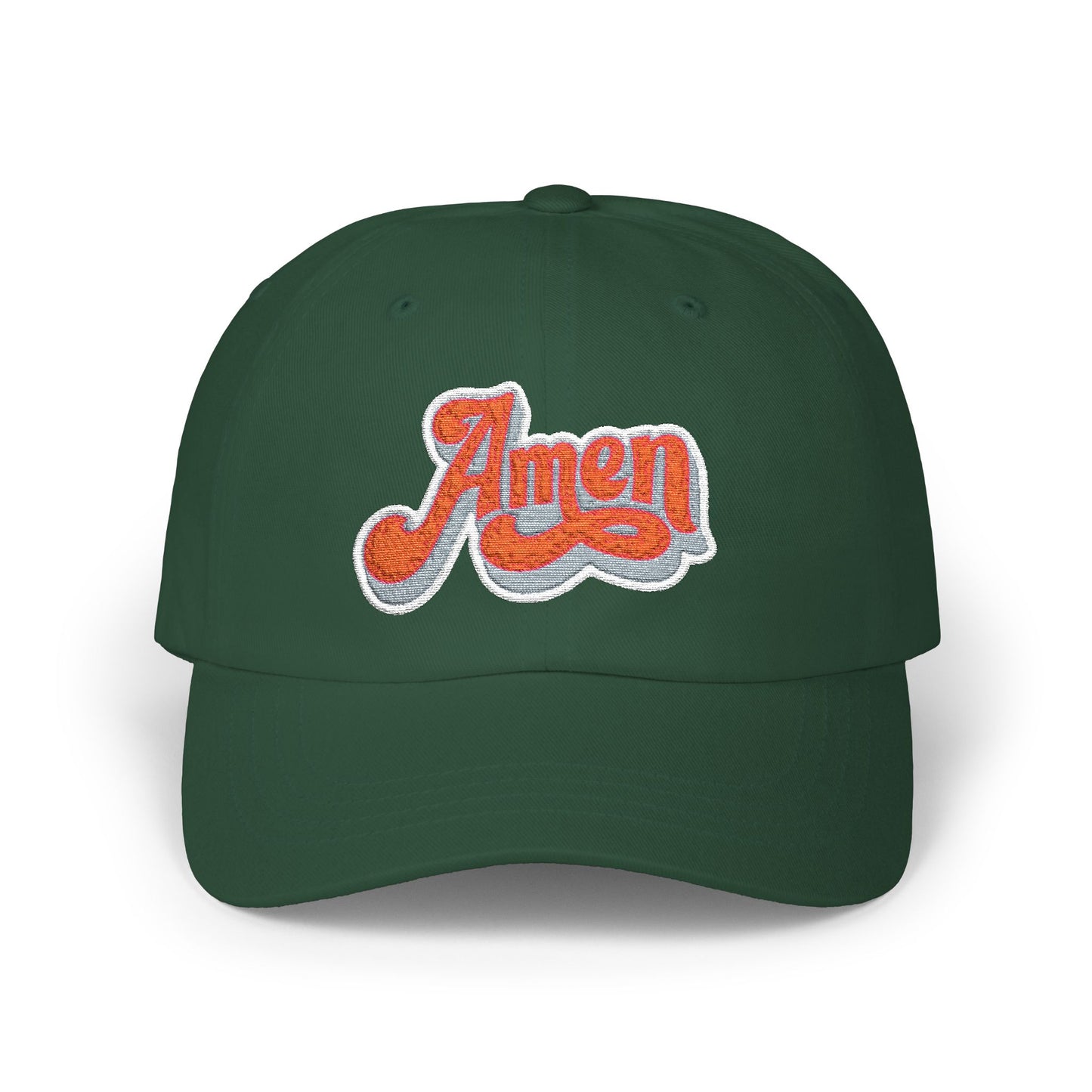 Amen Classic Dad Cap - Casual White Cap for Everyday Style