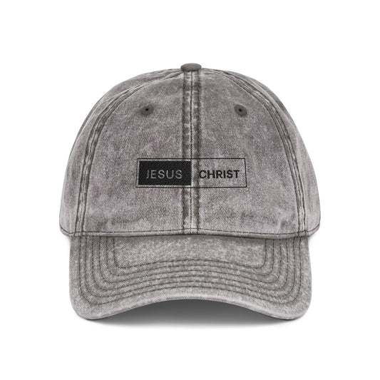 Vintage Embroidered Cap - Casual Christian Hat, Perfect for Gifts, Spiritual Events, Everyday Wear, Missions Trip Accessories