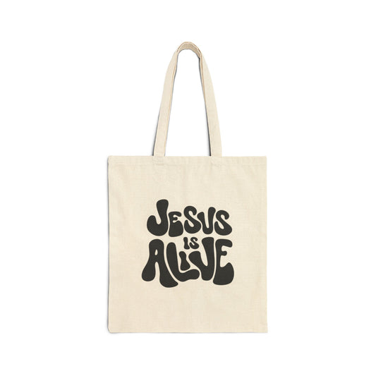 Inspirational Jesus is Alive Tote Bag