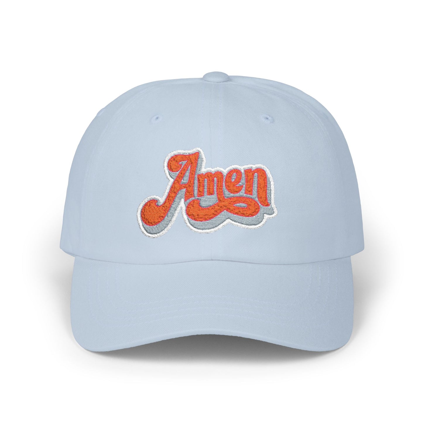 Amen Classic Dad Cap - Casual White Cap for Everyday Style