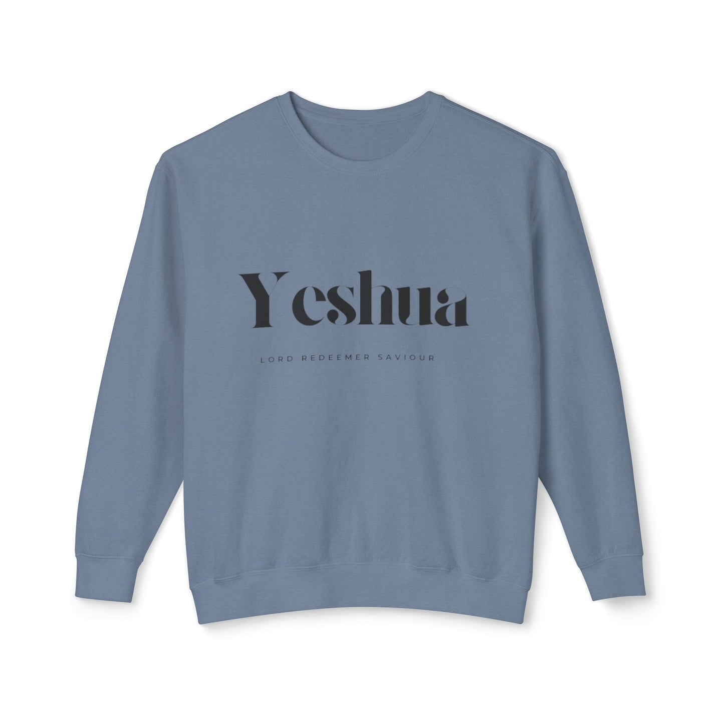 Yeshua Comfort Crewneck Sweatshirt, Unisex Cozy Top, Inspirational Gift, Spiritual Apparel, Everyday Wear