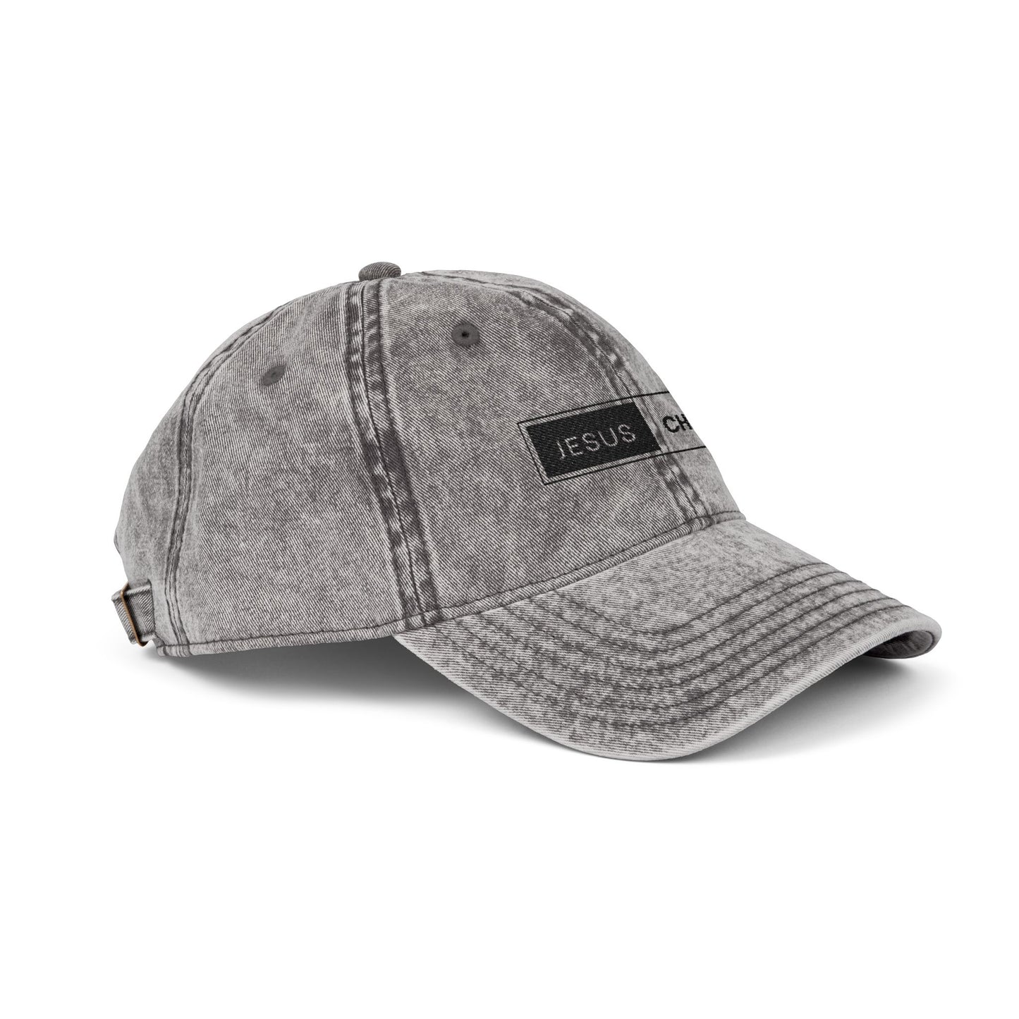 Vintage Embroidered Cap - Casual Christian Hat, Perfect for Gifts, Spiritual Events, Everyday Wear, Missions Trip Accessories