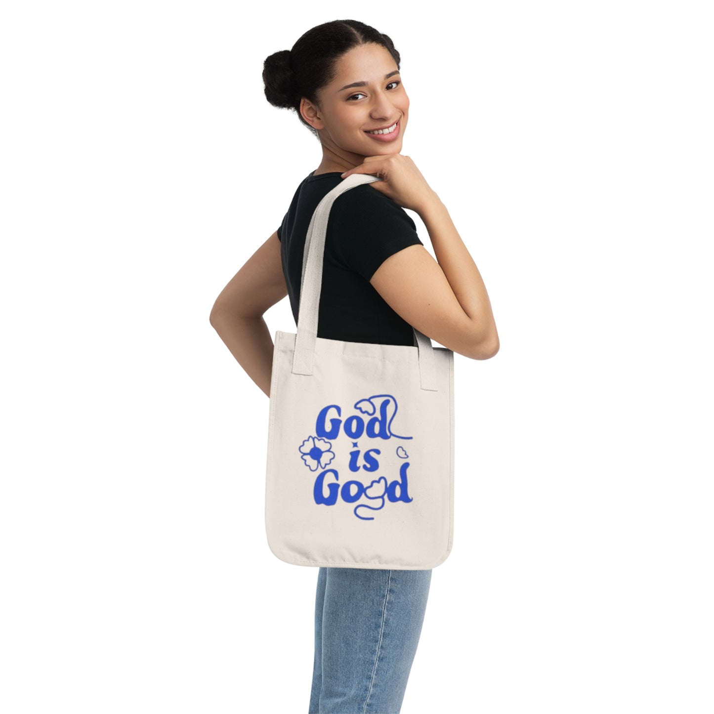 Eco-Friendly Canvas Tote Bag - God is Good Design