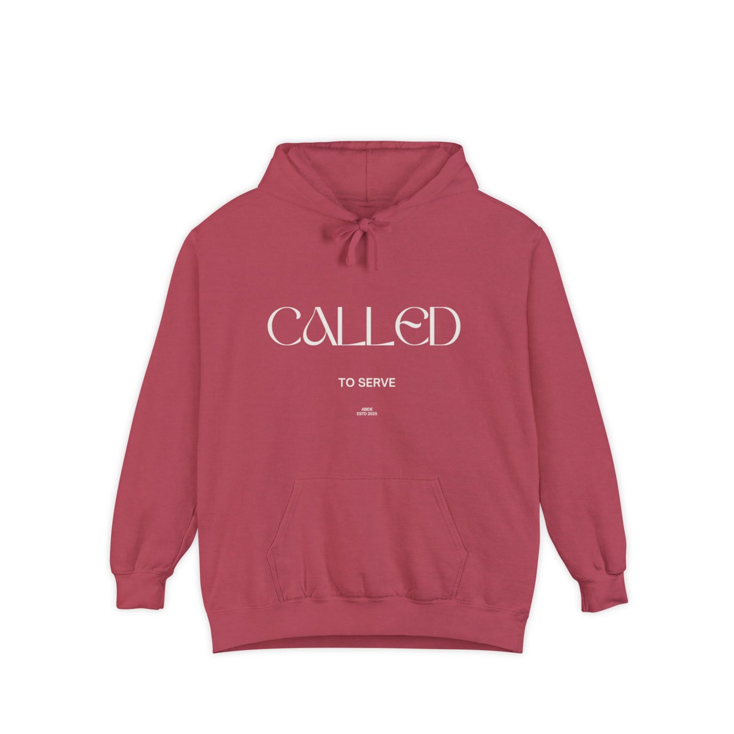 Called to Serve Unisex Garment-Dyed Hoodie | Inspirational Sweatshirt, Cozy Gift, Church Apparel, Motivational Wear, Relaxed Fit