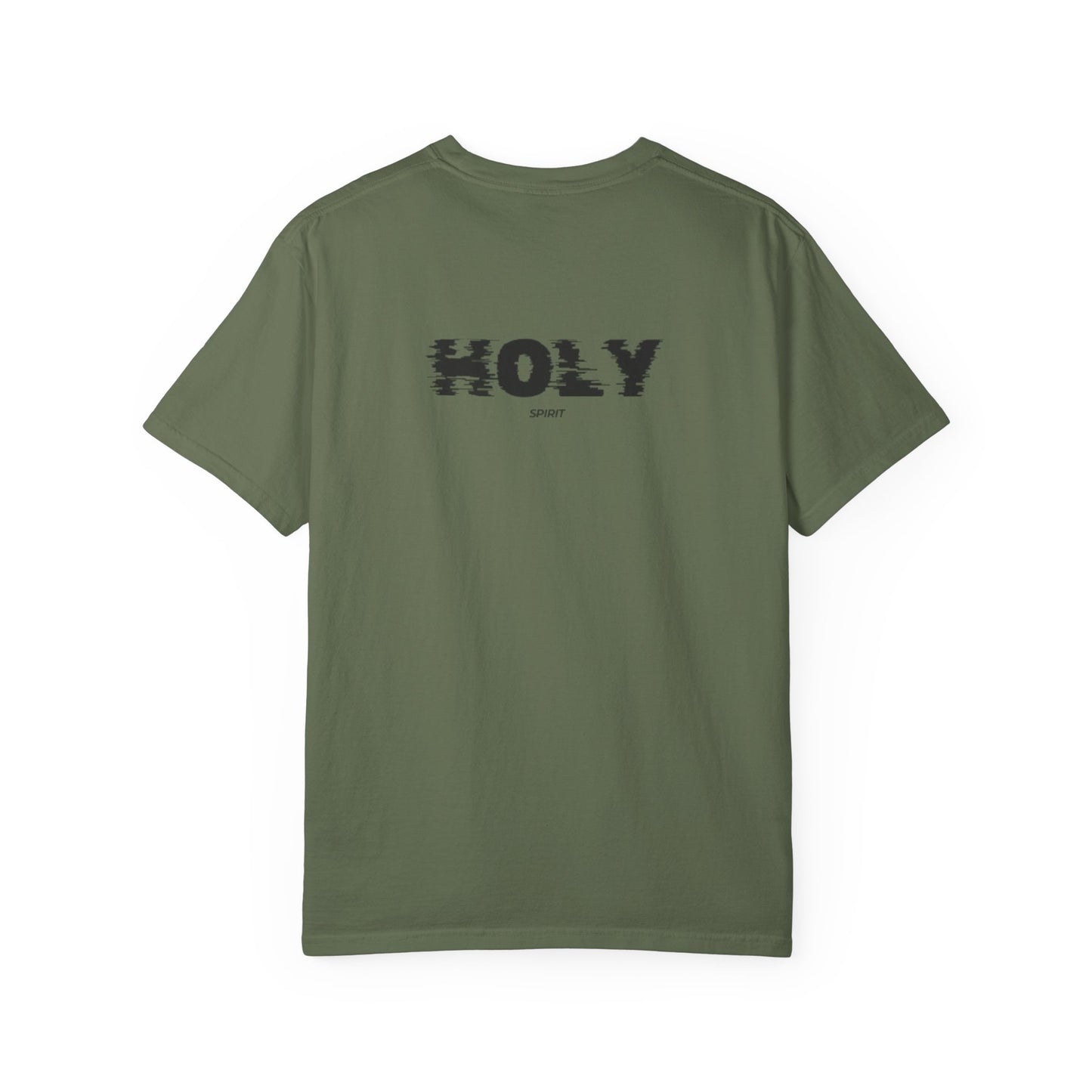 Holy Unisex Garment-Dyed T-Shirt, Faith-Based Tee, Everyday Wear, Casual Style, Gift for Believers, Spiritual Apparel