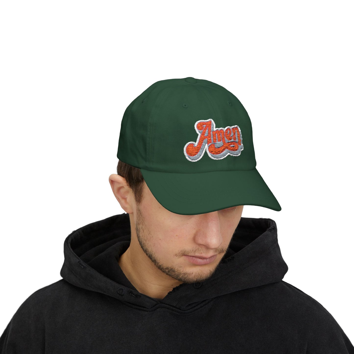 Amen Classic Dad Cap - Casual White Cap for Everyday Style