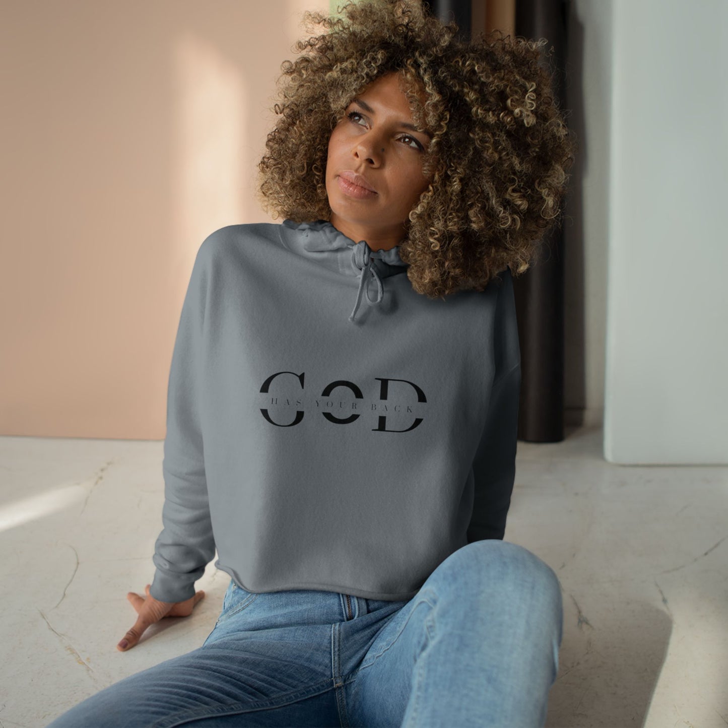 Chic Crop Hoodie for Trendy Style, Casual Wear, Streetwear, Comfortable Layering, Gift for Her