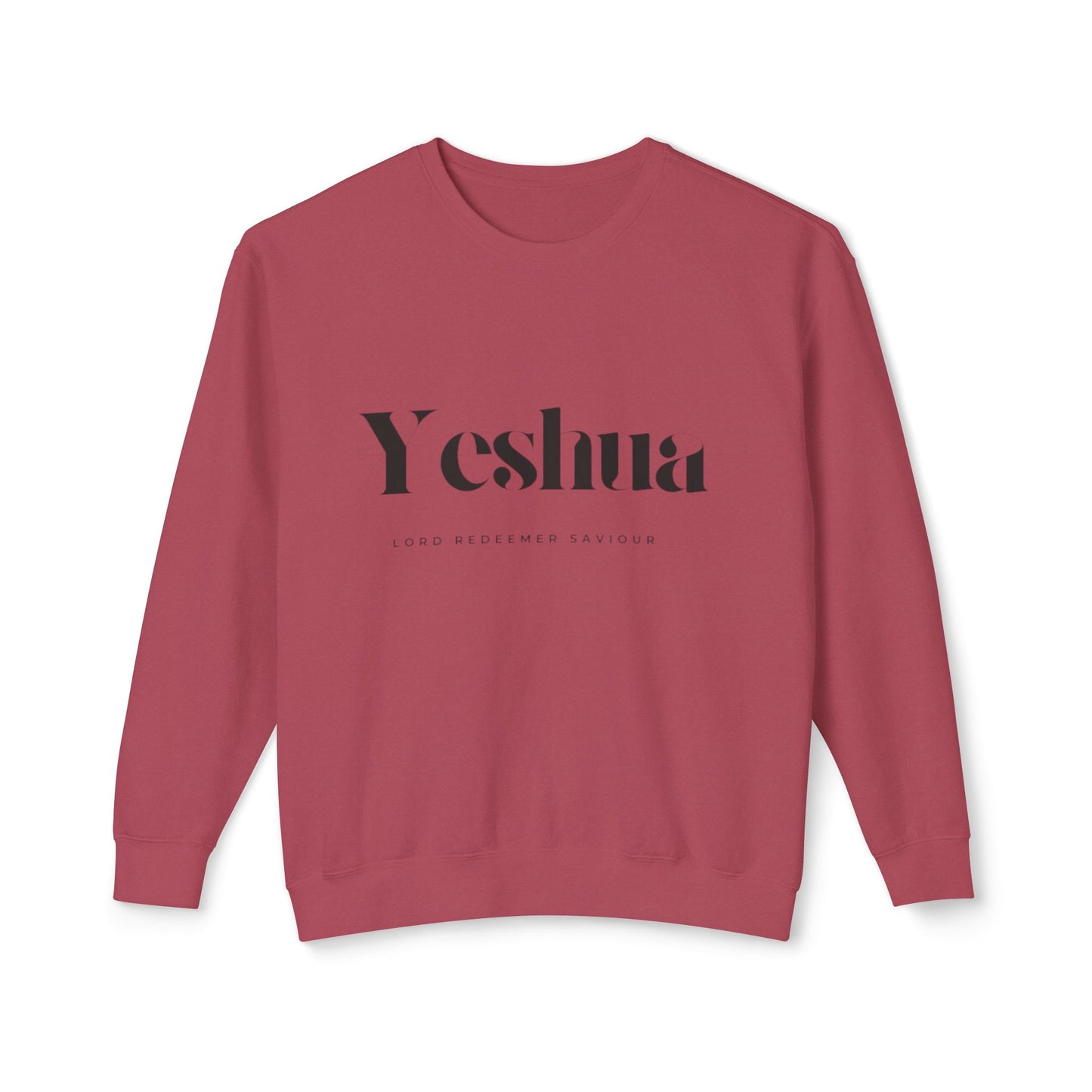 Yeshua Comfort Crewneck Sweatshirt, Unisex Cozy Top, Inspirational Gift, Spiritual Apparel, Everyday Wear