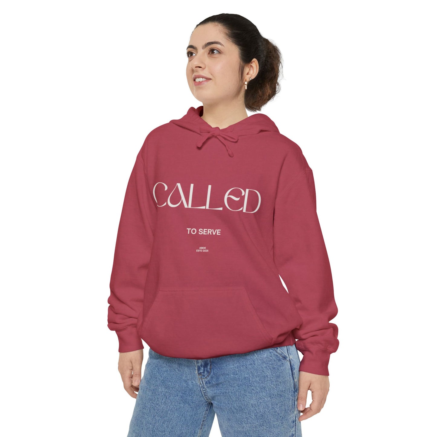 Called to Serve Unisex Garment-Dyed Hoodie | Inspirational Sweatshirt, Cozy Gift, Church Apparel, Motivational Wear, Relaxed Fit