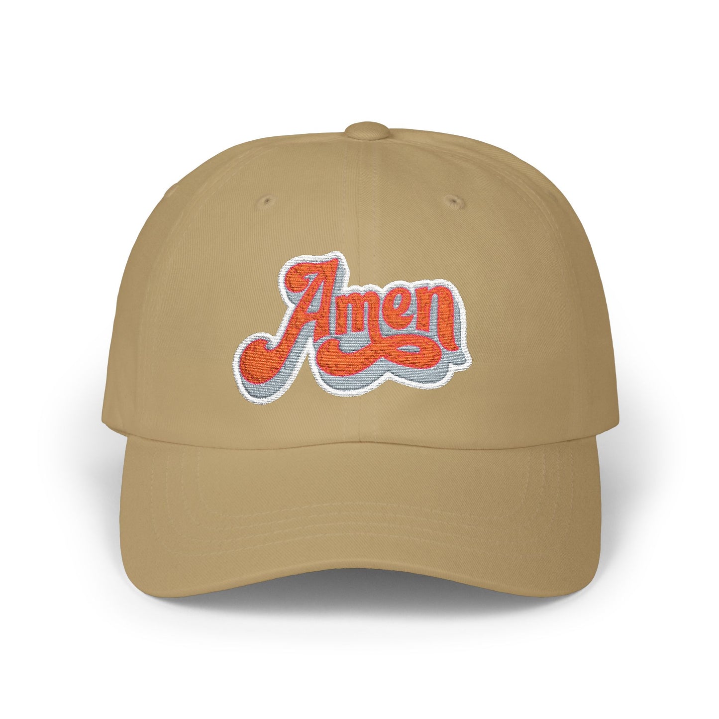 Amen Classic Dad Cap - Casual White Cap for Everyday Style