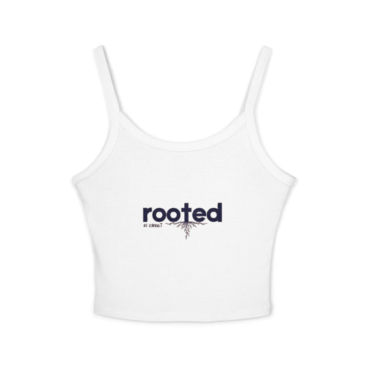 Rooted Women's Spaghetti Strap Tank Top - Casual Summer Wear