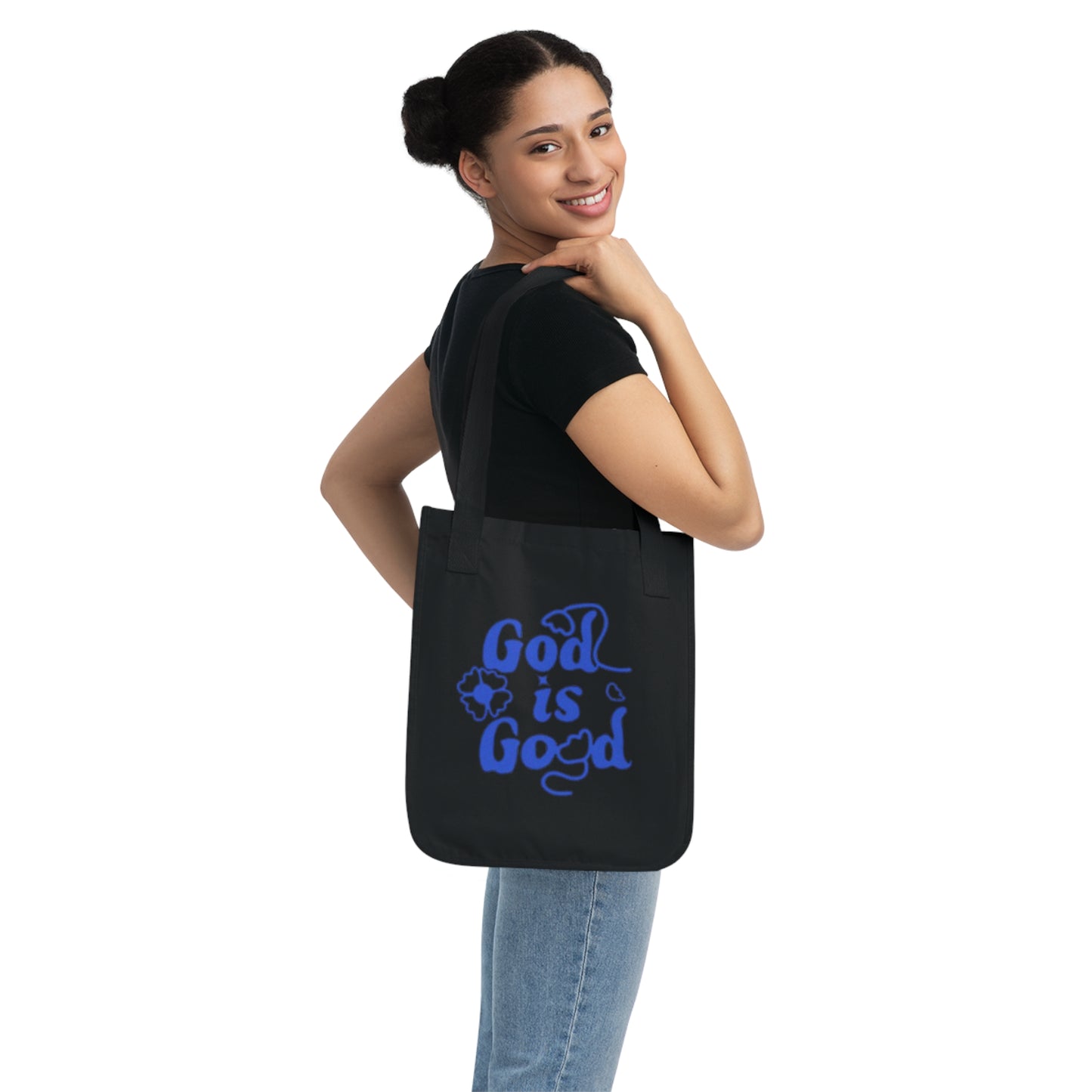 Eco-Friendly Canvas Tote Bag - God is Good Design