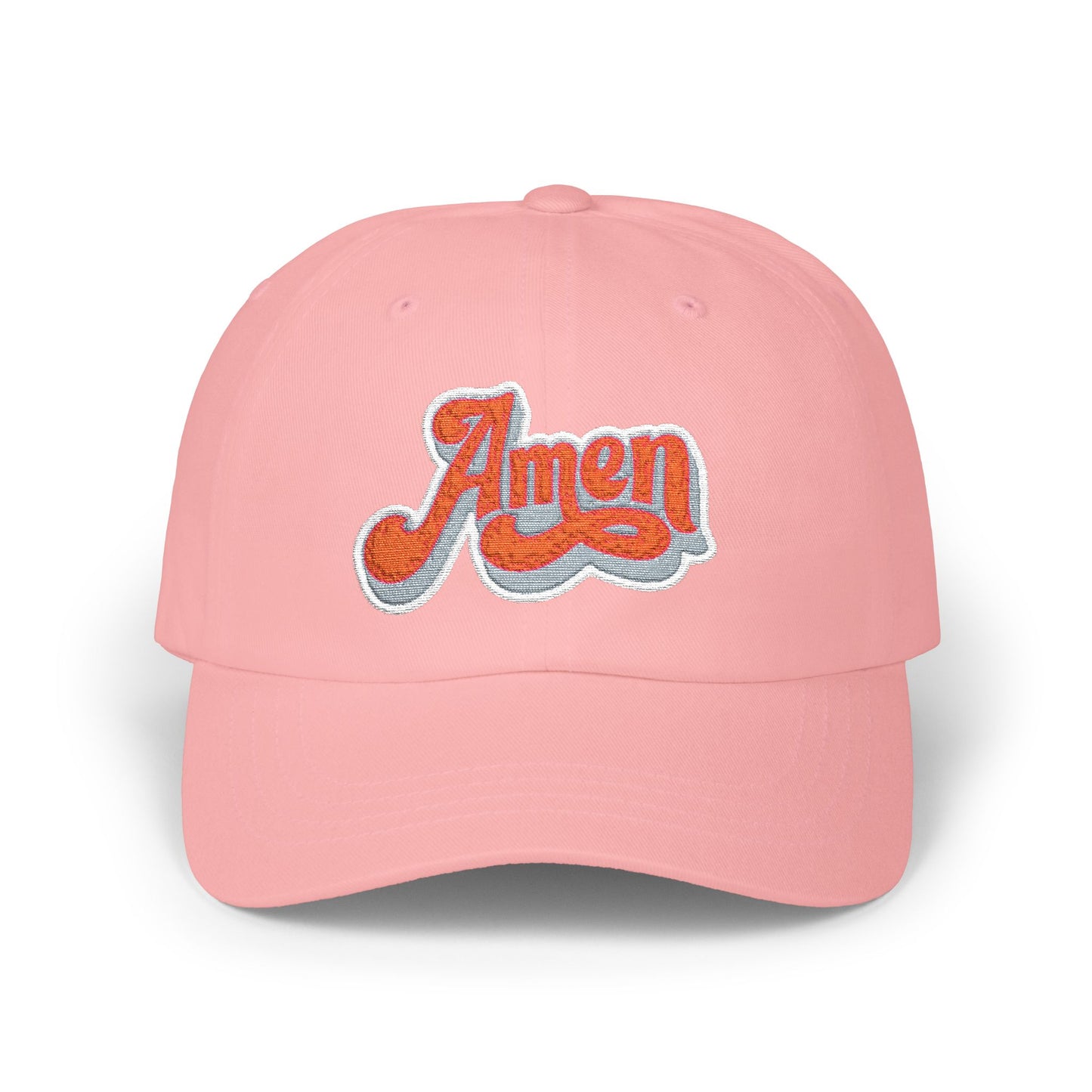 Amen Classic Dad Cap - Casual White Cap for Everyday Style