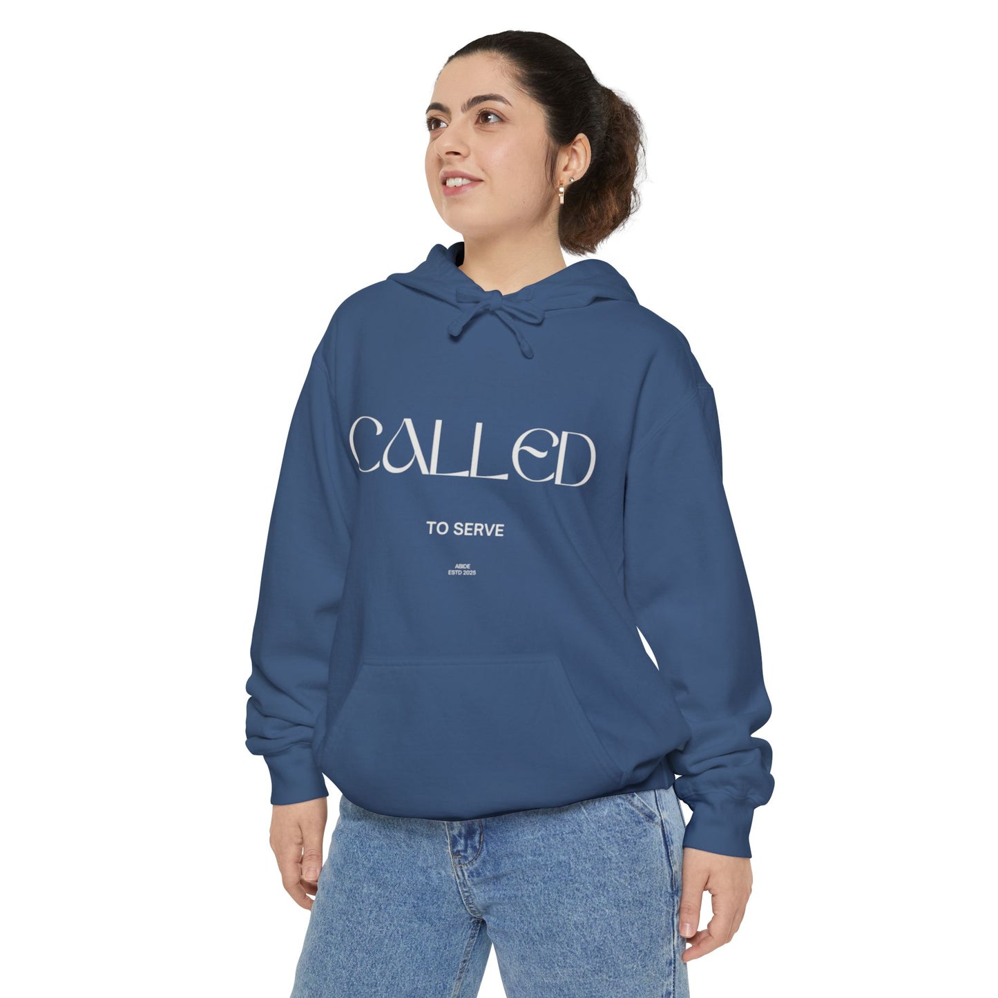 Called to Serve Unisex Garment-Dyed Hoodie | Inspirational Sweatshirt, Cozy Gift, Church Apparel, Motivational Wear, Relaxed Fit
