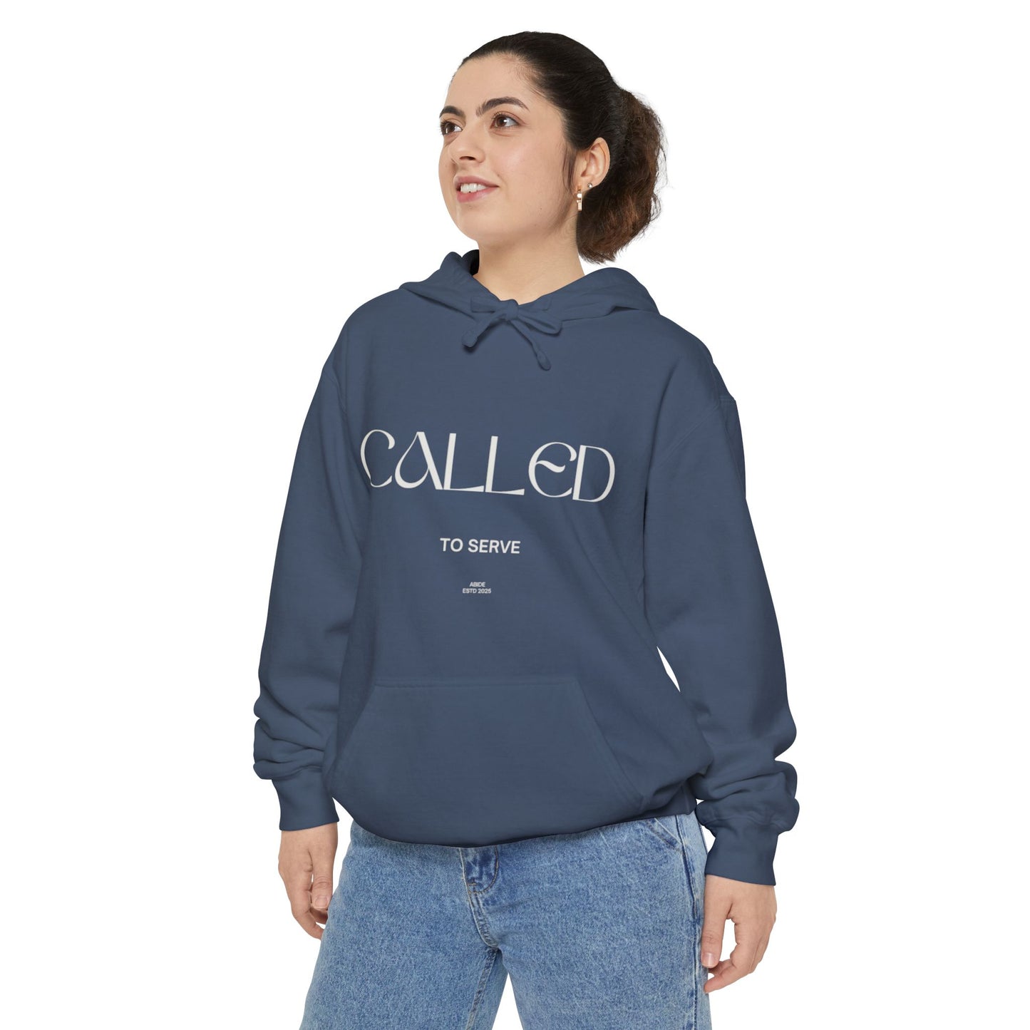 Called to Serve Unisex Garment-Dyed Hoodie | Inspirational Sweatshirt, Cozy Gift, Church Apparel, Motivational Wear, Relaxed Fit