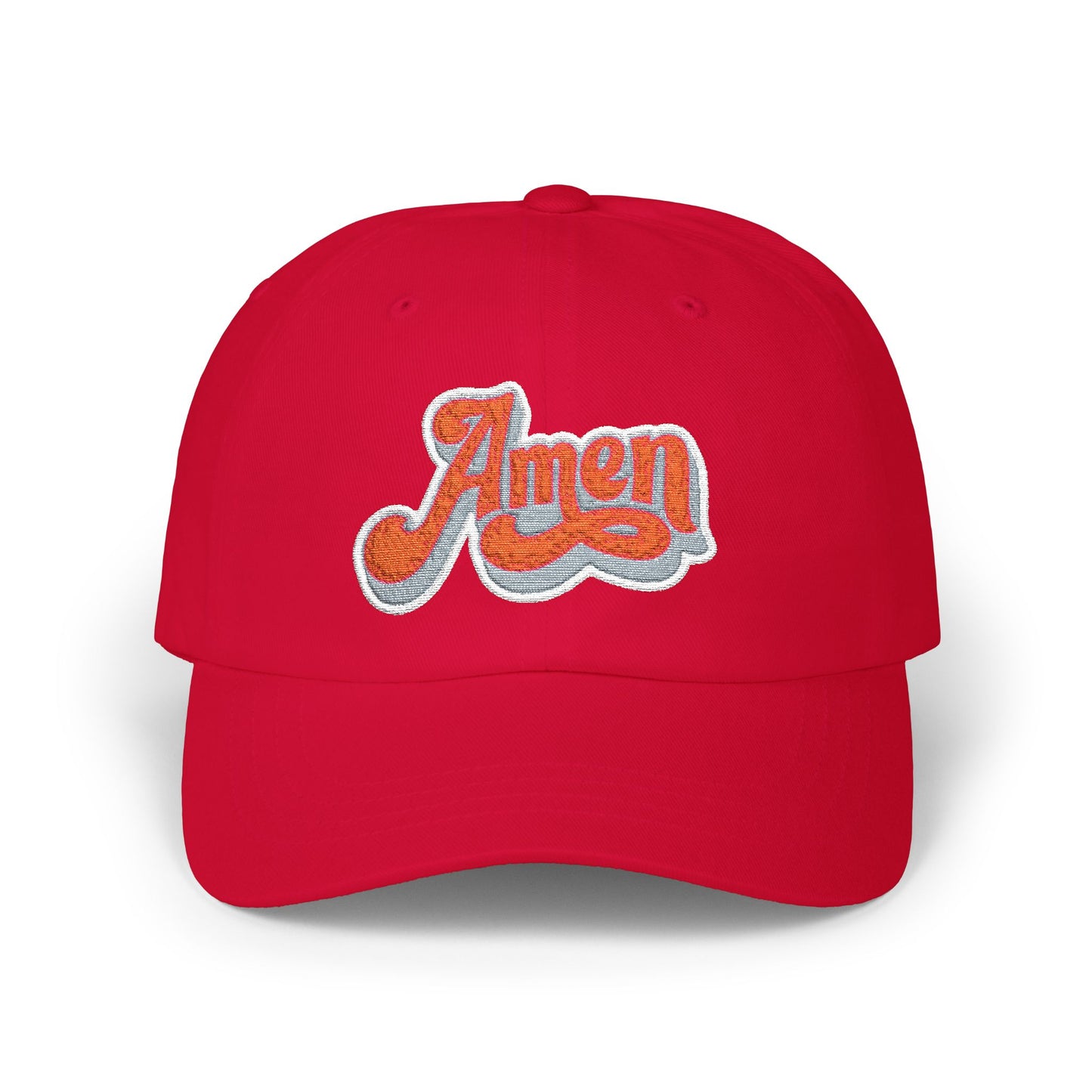 Amen Classic Dad Cap - Casual White Cap for Everyday Style