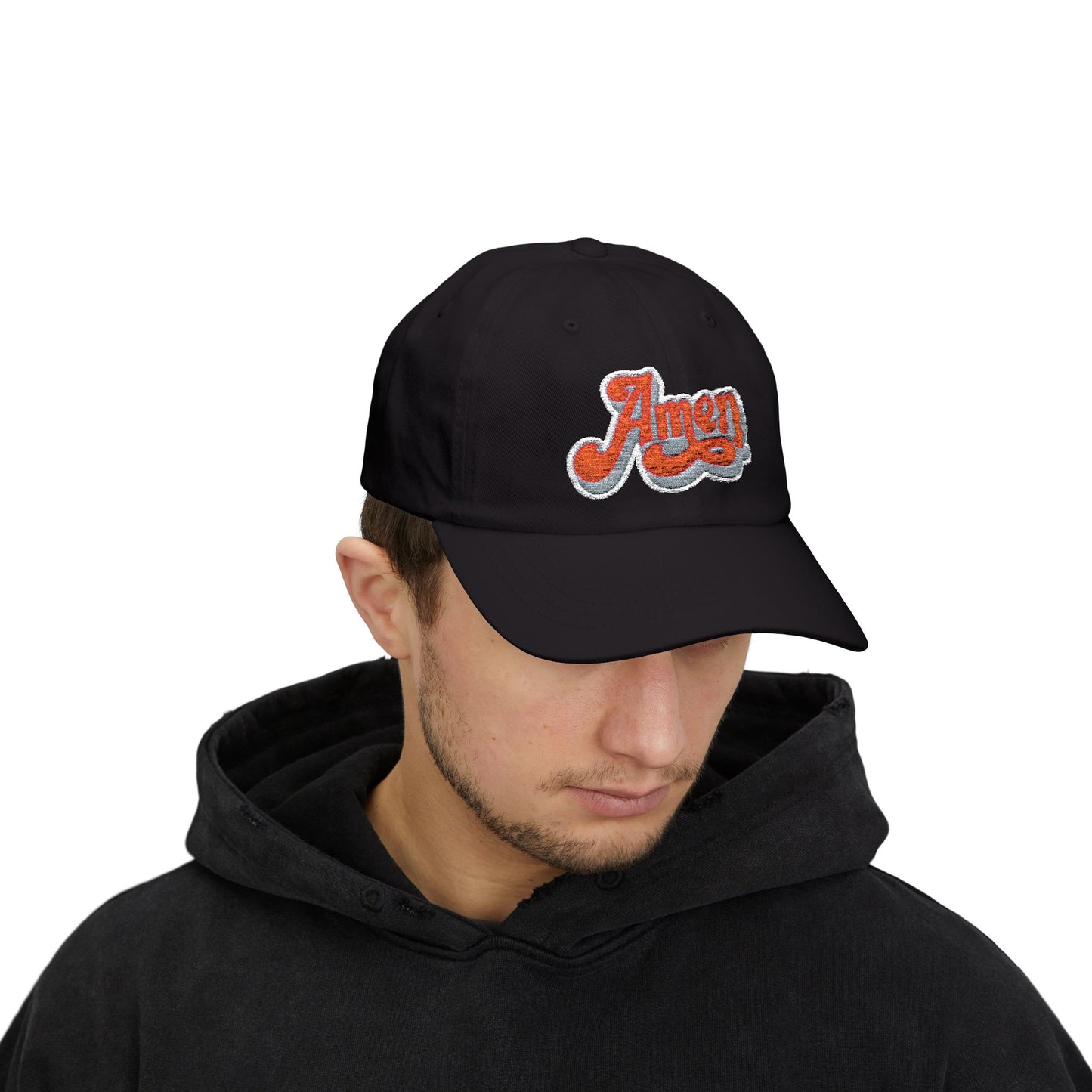 Amen Classic Dad Cap - Casual White Cap for Everyday Style