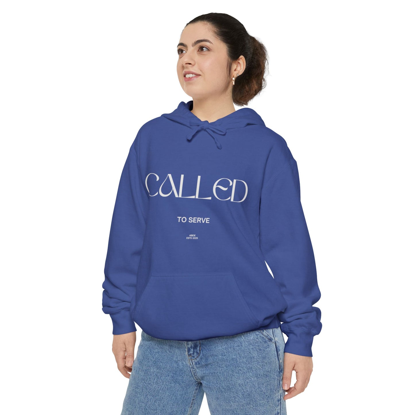 Called to Serve Unisex Garment-Dyed Hoodie | Inspirational Sweatshirt, Cozy Gift, Church Apparel, Motivational Wear, Relaxed Fit