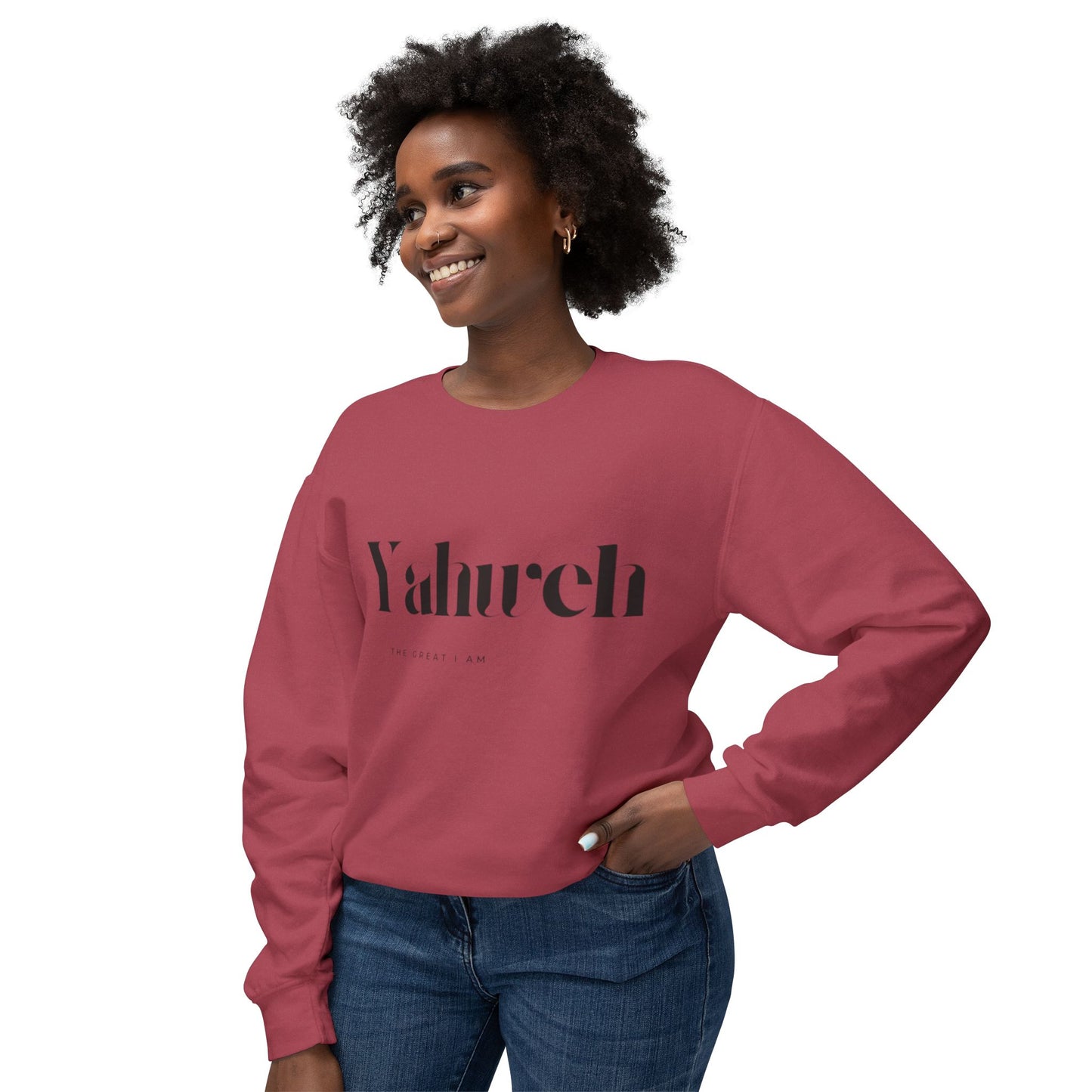 Unisex Inspirational Crewneck Sweatshirt - Yahurceh - Perfect for Everyday Comfort, Gift, Casual Style, Motivation, Relaxation