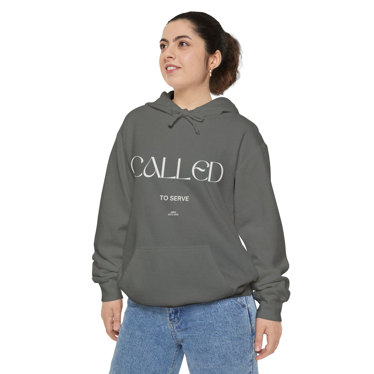 Called to Serve Unisex Garment-Dyed Hoodie | Inspirational Sweatshirt, Cozy Gift, Church Apparel, Motivational Wear, Relaxed Fit