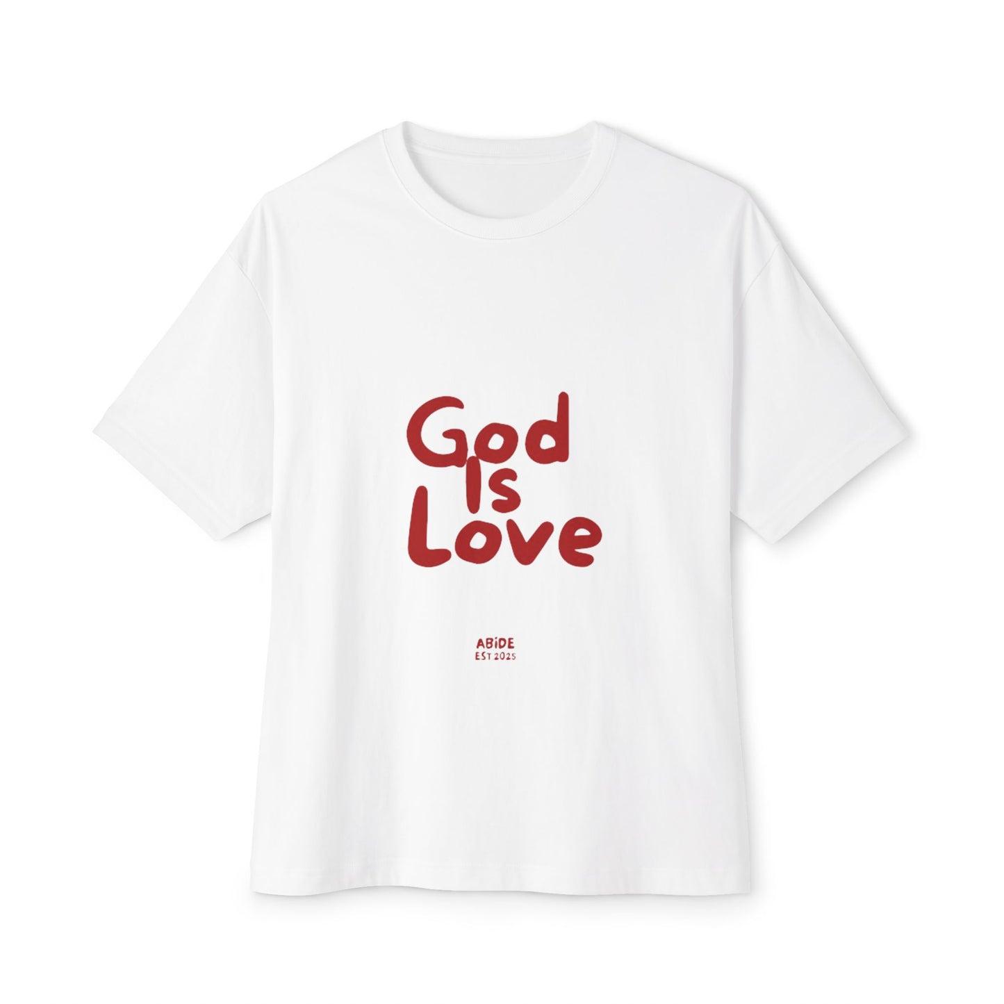 Unisex Oversized Tee - 'God Is Love' Statement Shirt, Casual Everyday Wear, Inspirational Gift, Comfortable Summer Style, Faith-Based [...]