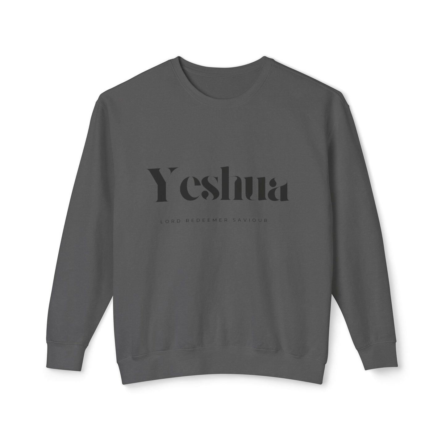 Yeshua Comfort Crewneck Sweatshirt, Unisex Cozy Top, Inspirational Gift, Spiritual Apparel, Everyday Wear